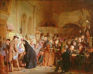 انتخابات يتيمة للرضع في حانة لندن ، 1865 بواسطة جورج الجار هيكس