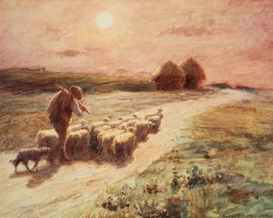 نهاية اليوم ، 1890 بواسطة جورج فولكنر ويثربي
