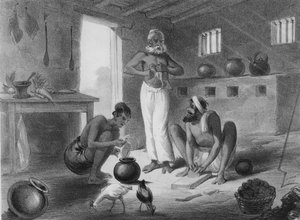 غرفة الطبخ الخاصة بنا ، حوالي 1858 (طباعة حجرية)