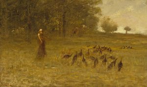 فتاة مع تركيا ، 1883-1884