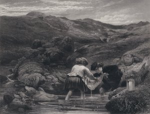 رسم توضيحي لأولد لانغ سين لروبرت بيرنز (نقش) بواسطة جورج هارفي