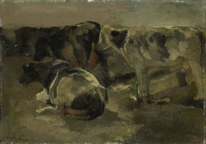 أربع بقرات بواسطة George Hendrik Breitner