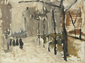عرض في لاهاي (؟) بواسطة George Hendrik Breitner