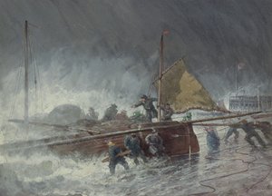 صفقة Lugger الانطلاق في العاصفة بواسطة جورج هنري اندروز