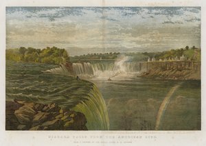 شلالات نياجرا من الجانب الأمريكي (chromolitho) بواسطة جورج هنري اندروز