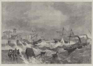 The Last Gale ، حطام السفن في Kingstown ، خليج دبلن بواسطة جورج هنري اندروز