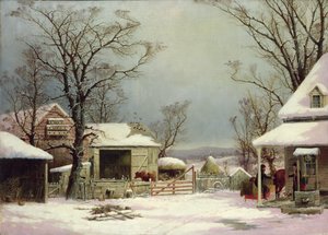مزرعة في الشتاء ، 1862