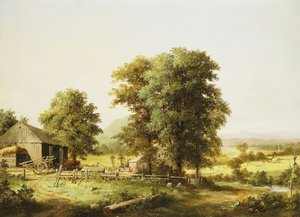 مشهد المزرعة الصيفية ، 1862