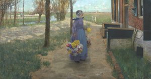 فتاة الزهور في هولندا ، 1887