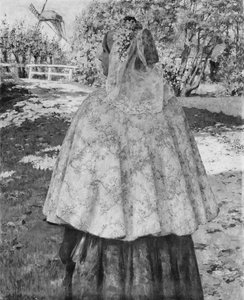 صلاة الغروب ، كاليفورنيا. 1895-1900. بواسطة جورج هيتشكوك