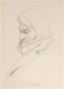صورة لتوماس كارليل ، c.1875 بواسطة جورج هوارد