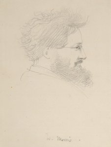 صورة وليام موريس ، 1875 بواسطة جورج هوارد