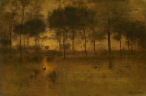 موطن مالك الحزين بواسطة George Inness