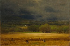 حقل القمح بواسطة George Inness