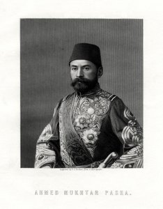 أحمد مختار باشا ، ضابط في الجيش الفرنسي والعثماني ، القرن التاسع عشر. بواسطة جورج ج. ستودارت