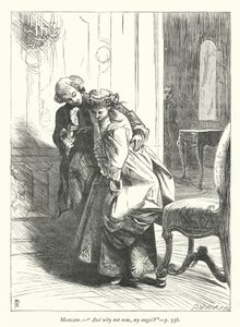 رسم توضيحي لـ She Stoops to Conquer (نقش) بواسطة جورج جون بينويل