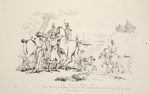 لا سانت هاي: بالقرب من مبنى كبير يشغله بالتناوب فريند وفوي. بوث ، 1816 بواسطة جورج جونز