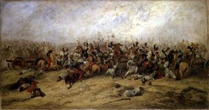 الصراع في البنادق ، بالاكلافا ، 1854 بواسطة جورج جونز