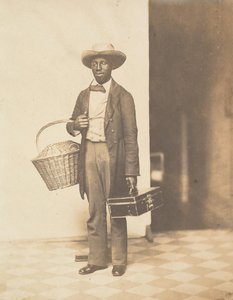 بائع الحرم الجامعي سام ، من جامعة ييل كلاس أبوم ، كاليفورنيا. 1858. بواسطة جورج ك. وارن