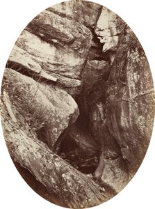 شلال بالقرب من كلية ويليامز ، ج. 1870. بواسطة جورج ك. وارن