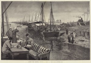 إرسال منزل تحيات عيد الميلاد ، رسم تخطيطي في وادي حلفا ، نوفمبر 1884 بواسطة جورج ل. سيمور