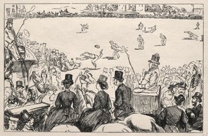 مباراة جامعة الكريكيت في لوردز ، 1862.