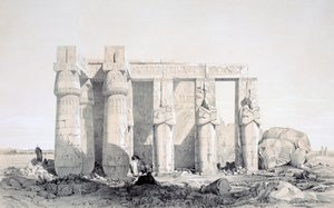 رمسيون ، الأقصر ، مصر ، القرن التاسع عشر بواسطة جورج مور