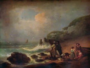 تصوير طيور البحر 1795 بواسطة جورج مورلاند