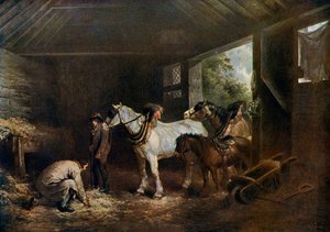 داخل الاسطبل ، 1791 ، 1912. بواسطة جورج مورلاند