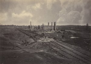 تدمير قطار نظام هود ، 1860. بواسطة جورج إن بارنارد