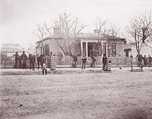 مقر الجنرال شيرمان أو توماس ، تشاتانوغا ، كاليفورنيا. 1864. بواسطة جورج إن بارنارد