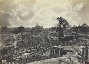 أعمال المتمردين أمام أتلانتا ، جورجيا ، رقم 1 ، 1864. بواسطة جورج إن بارنارد