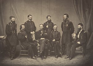 شيرمان وجنرالاته ، 1860. بواسطة جورج إن بارنارد