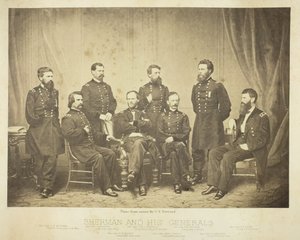شيرمان وجنرالاته ، 1865. بواسطة جورج إن بارنارد