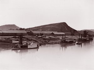 نهر تينيسي في Chattanooga 81 Lookout Mountain Spur ، كاليفورنيا. 1864.