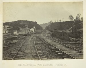 ممر Allatoona ، باتجاه الشمال ، GA ، 1866. بواسطة جورج إن بارنارد