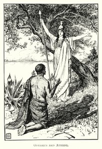 Odyssey: Odysseus and Athene (engraving) بواسطة جورج بيرسي جاكوم هود