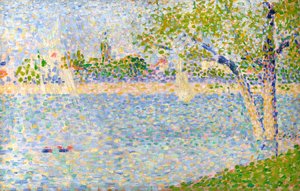 نهر السين الذي شوهد من La Grande Jatte ، بواسطة جورج بيير سورات