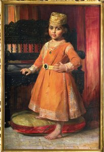 صورة للأمير ألبرت ، الابن الأكبر للمهراجا دوليب سينغ ، 1870 بواسطة جورج ريتشموند