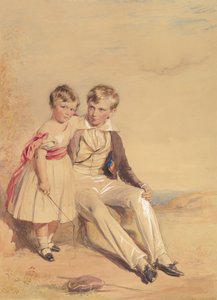 صورة لطفلين ، 1837. بواسطة جورج ريتشموند