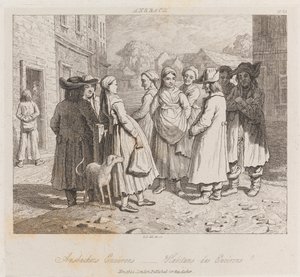 Anbachers ، أنسباخ ، حوالي عام 1821 (الحفر) بواسطة جورج روبرت لويس
