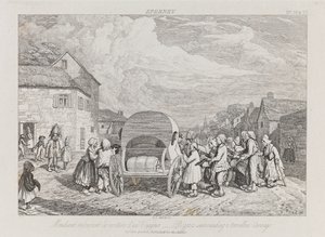 المتسولين ، إبيرني ، حوالي عام 1821 (حفر) بواسطة جورج روبرت لويس
