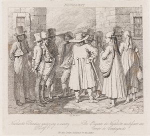 Dandies ، Neumarket ، حوالي عام 1821 (حفر) بواسطة جورج روبرت لويس
