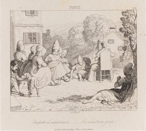 المجموعة الكادحة ، تول ، حوالي عام 1821 (حفر) بواسطة جورج روبرت لويس