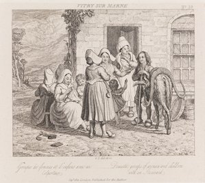 المتجول ، فيتري سور مارن ، حوالي عام 1821 (حفر) بواسطة جورج روبرت لويس