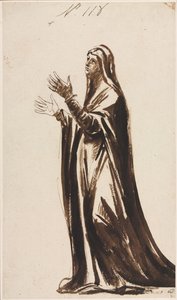 الأم الآلام الحداد الأم 1776. بواسطة جورج رومني