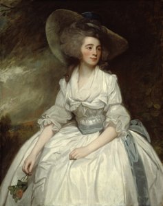 السيدة فرانسيس راسل ، 1785-1787 بواسطة جورج رومني