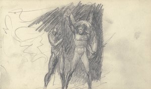 رسم كراسة الرسم بواسطة جورج رومني