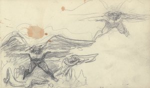 رسم كراسة الرسم بواسطة جورج رومني