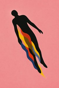 الاختراق، 2025 (أكريليك على قماش الكانفاس)